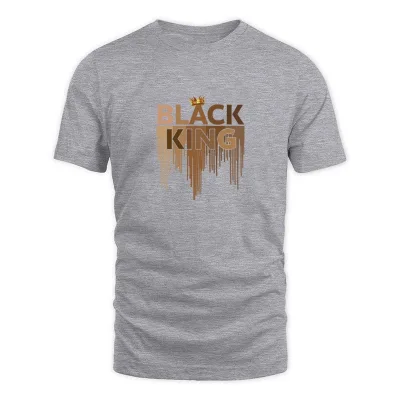 Men's Grey Black King T-Shirt