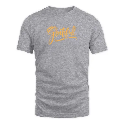 Men's Grey Grateful T-Shirt