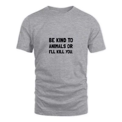 Men's Grey Kind To Animals T-Shirt