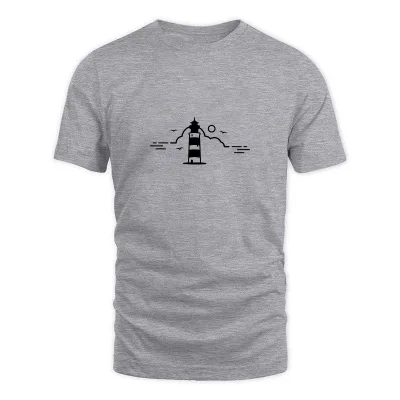 Men's Grey Lighthouse T-Shirt