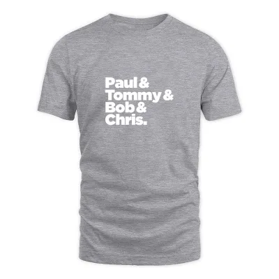 Men's Grey Replacements White T-Shirt